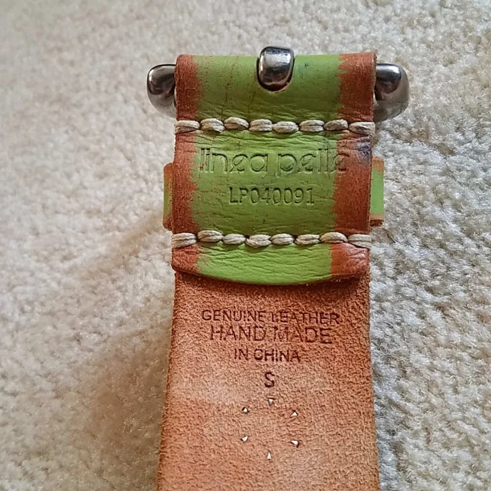 ❣HOST PICK❣ Vintage Linea Pelle Leather Belt  Excellent Condition S - Picture 4 of 9